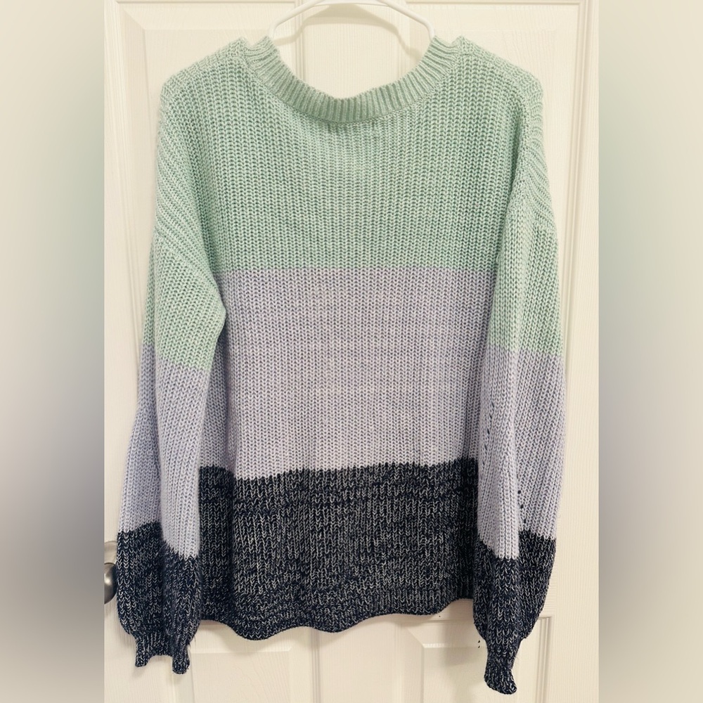 Colorblock Knit Sweater - Picture 4 of 4